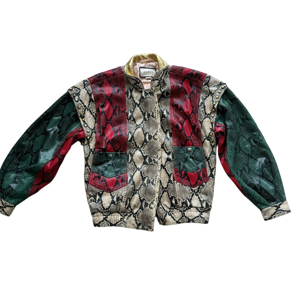 Gucci Snakeprint Python Tricolor Convertible Desi… - image 6